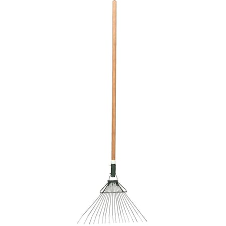 Foxy Manufacturing Broom Fire Rake with Wooden Handle 983